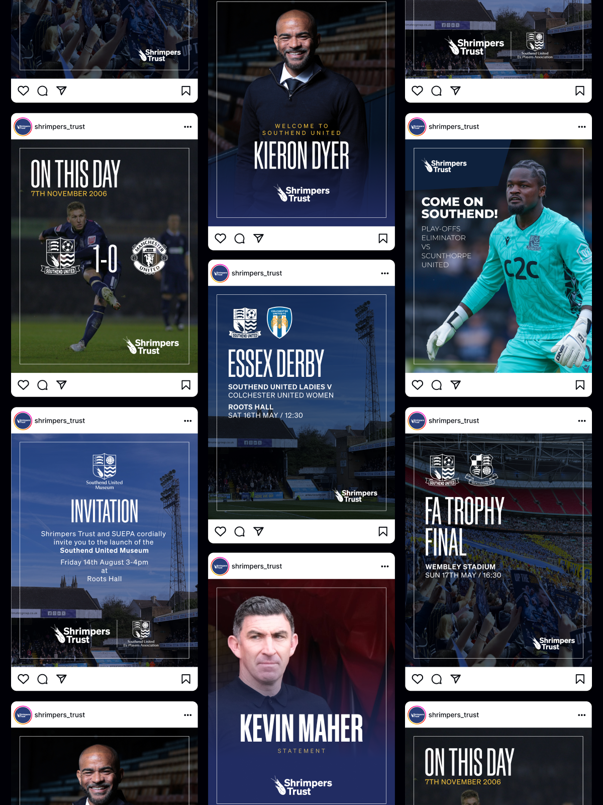 Shrimpers Trust — campaign report design